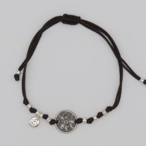 Pulsera crismón. Plata