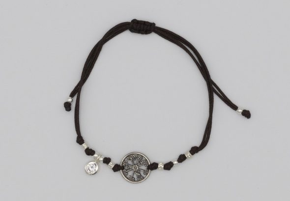 Pulsera crismón. Plata