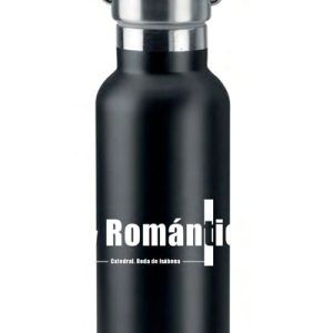 Botella termo SOY ROMÁN-T-ICO (negra)